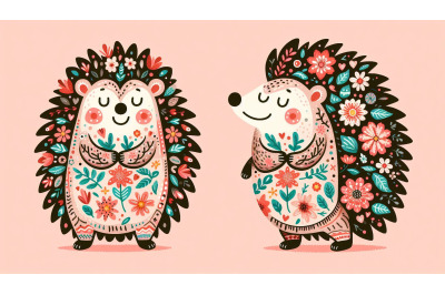 happy hedgehog