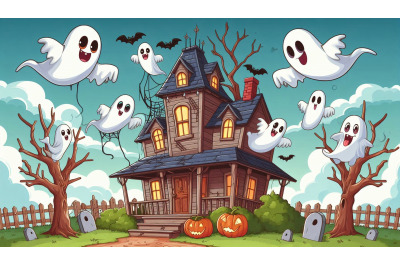Haunted House Ghosts
