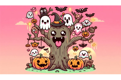 Haunted Tree Faces