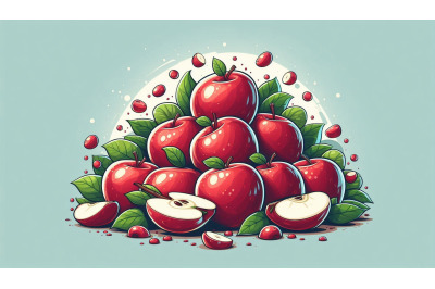 Healthy Red Apples