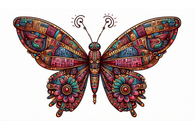 Hieroglyphic Symbol Butterfly