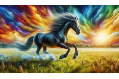 Horse Meadow Surreal