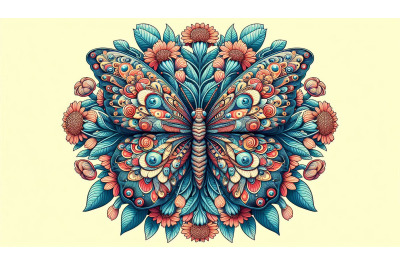Illusionary Camouflage Butterfly