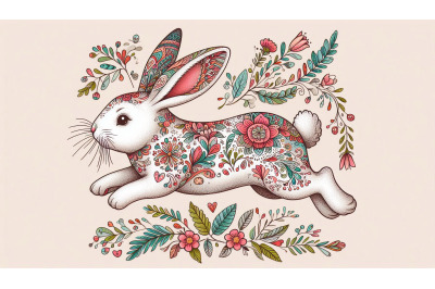 jumping rabbit