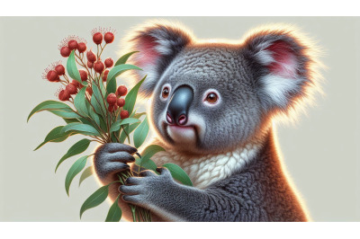 Koala Blossom Realism