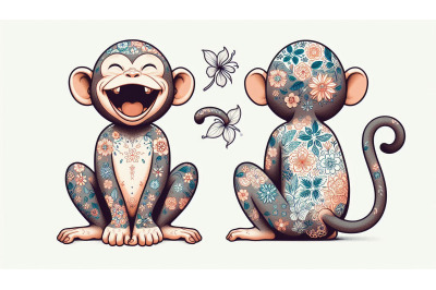 laughing monkey