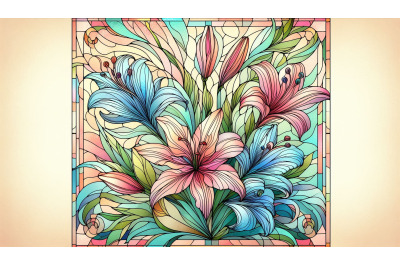 Lily Glass Pastel