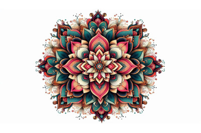 Lotus Mandala Symmetry
