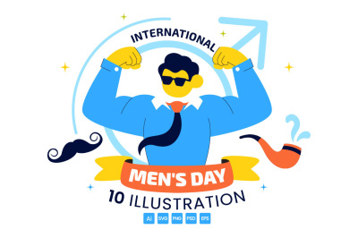 10 International Men&#039;s Day Illustration