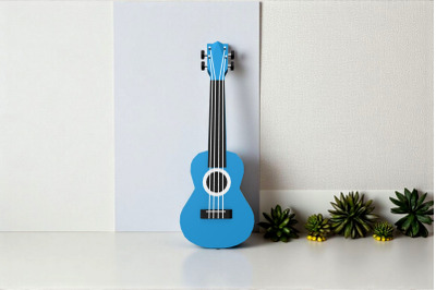 Ukulele - 3d papercraft