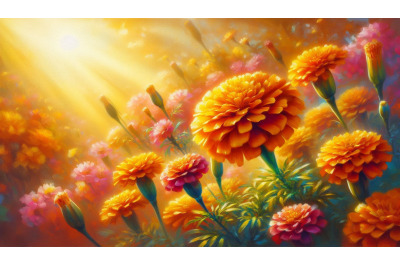 Marigold Sun Oil