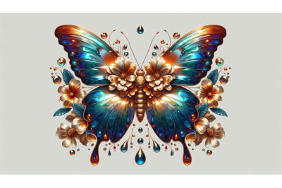 Mercury Liquid Butterfly