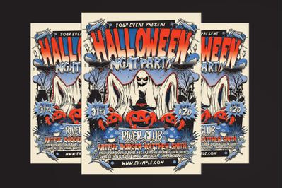 Halloween Night Party Flyer