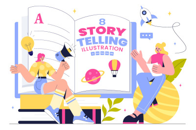 8 Creative Storytelling Process Illustration