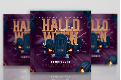 Halloween Party Flyer Template