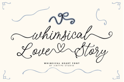Whimsical Love Story Font