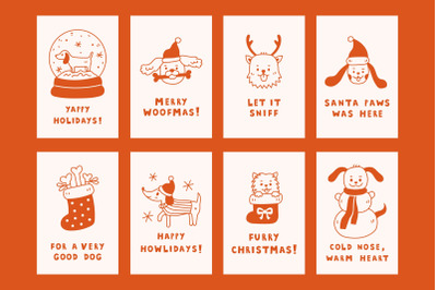 Dog Christmas Posters
