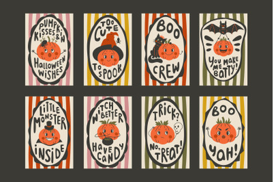 Hand Drawn Halloween Vintage Posters