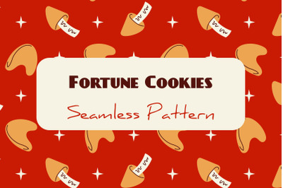 Fortune Cookies Seamless Pattern