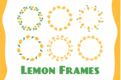 Lemon Frames PNG Clipart