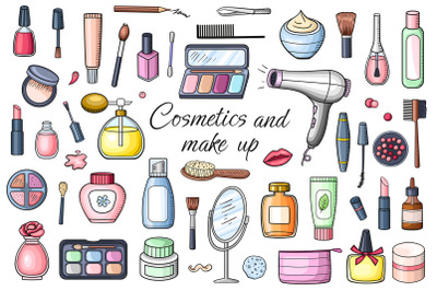 Make up and cosmetics design kit