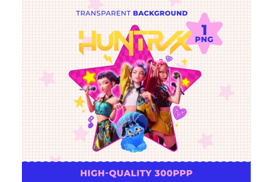 Kpop Huntrix PNG, Demon Hunters PNG, Saja Girls PNG, Derpy Tiger, Hunt