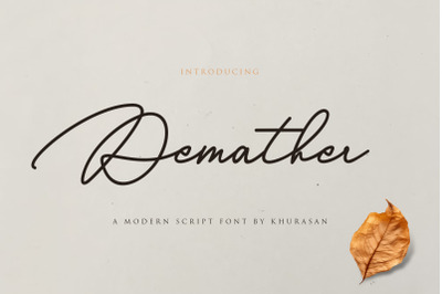 Demather Script