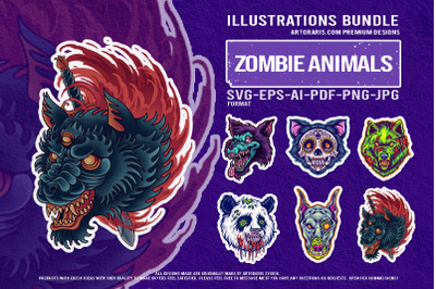 Species Monsters Horror Vector Bundle With Fantasy Creature