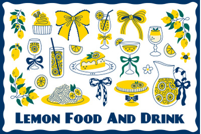 Lemon Food And Drink Doodles PNG Clipart