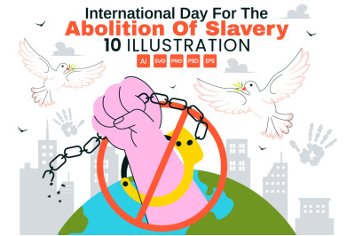 10 Day for the Abolition of Slavery Illustration