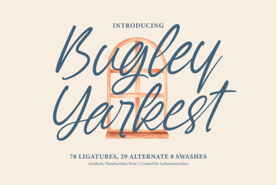 Bugley Yarkest - Aesthetic Handwritten Font
