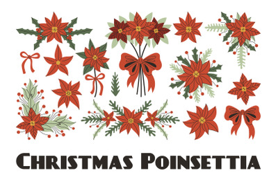 Christmas Poinsettia PNG Clipart
