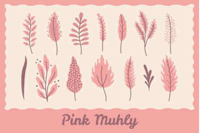 Pink Muhly PNG Clipart