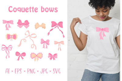 Coquette bows collection SVG File