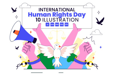10 International Human Rights Day Illustration