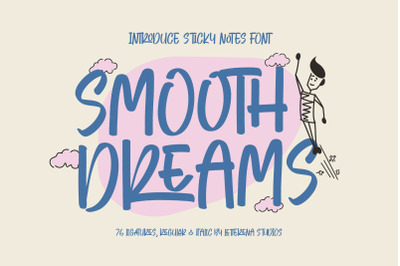 Smooth Dreams - Sticky Notes Font