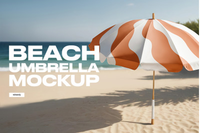 Beach Umbrella Mockup