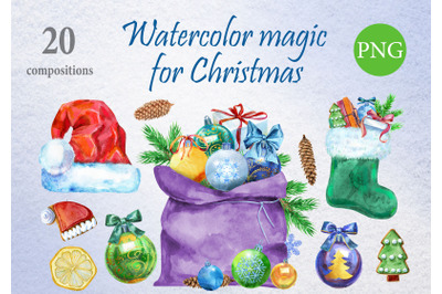 Watercolor Christmas