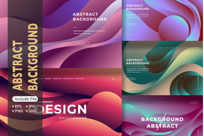 Futuristic fluid background