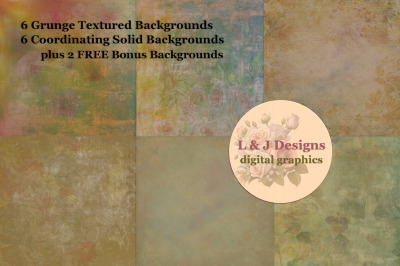 14 Textured Grunge Backgrounds