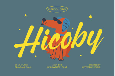 Hicoby - Aesthetic Handwritten Font