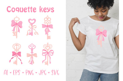 oquette keys collection SVG File