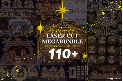Christmas Decor Laser Cut Megabundle
