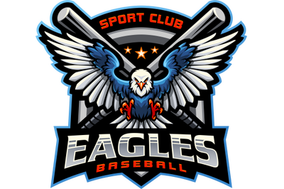 Eagles baseball esport mascot logo design