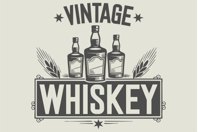 Whiskey Font | Vintage Font | Bold Sans Serif Display Font