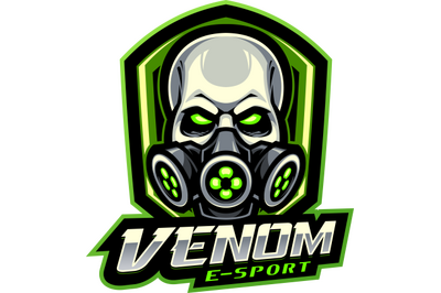 Venom esport mascot logo design