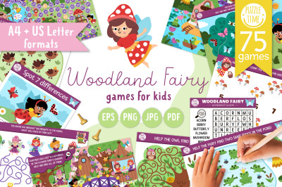 Woodland fairy games and activities for kids