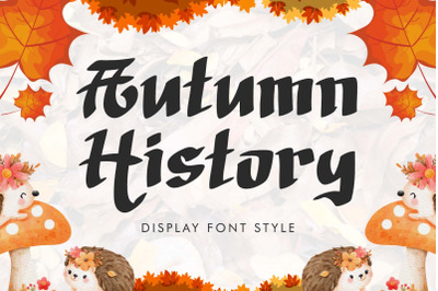 Autumn History