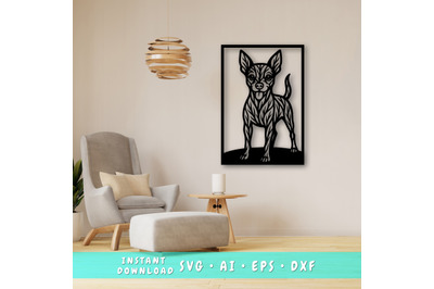 Miniature Pinscher Laser SVG, Cute Dog Laser Cut, Pet Lover Design