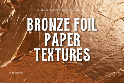 Bronze Foil Paper Textures